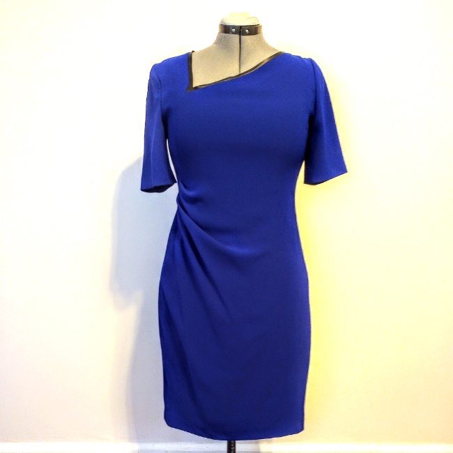 Elie Tahari Gathered Mini Dress